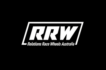 Black background with 'RRW Relations Race Wheels Australia' logo