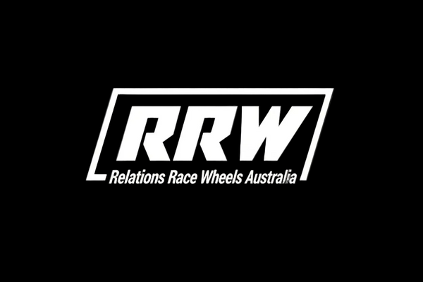 Black background with 'RRW Relations Race Wheels Australia' logo